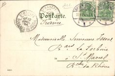 CPA Illustrateur Baden Baden Lichtenthaler Allee 