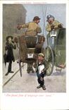 VINTAGE POSTCARD Illustrator The finest flow off language ever eard Child Barouche