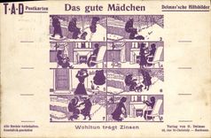 CPA Illustrateur Das Gute Madchen 