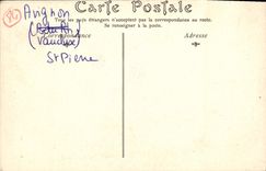 VINTAGE POSTCARD Avignon the Church Saint Pierre