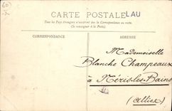 CPA Pierrefonds Le Chateau L'etang et la gare 