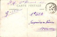 VINTAGE POSTCARD Tours the Public gardens Descartes and Rabelais the bridge of the stone and the Loire