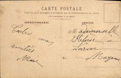 VINTAGE POSTCARD Fantasy Chevrefeuilles Flowers