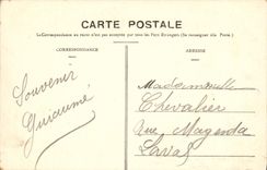 VINTAGE POSTCARD Cauterets the Cascade of the Lake Estom