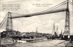 VINTAGE POSTCARD Rouen Transporter bridge