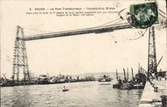 CPA Rouen Pont Transbordeur