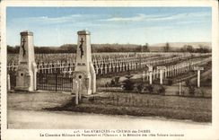 CPA Les Avances du Chemin des Dames Le Cimetiere Militaire de Pontavert et l'ossuaire a la memoire Militaria