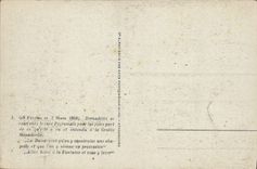 VINTAGE POSTCARD Bernadette goes to the Peyramale cure