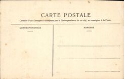 VINTAGE POSTCARD Biarritz a Wave on the Dam of the Rock of the Virgin