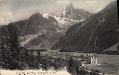 VINTAGE POSTCARD Praz and the needle of Thickly