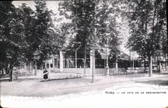 VINTAGE POSTCARD Vichy a Corner Of the Restoration