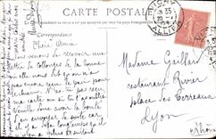 POSTAL Vichy de la VENDIMIA una esquina de la restauración