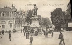 Reglas de Burdeos de la POSTAL de la VENDIMIA de Tourny y de Cours de Verdún