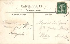 VINTAGE POSTCARD Arcachon the New Pier and the Beach