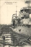 CPA Bateau Guerre Catastrophe du Cuirasse Iena Les Epontilles