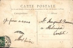 CPA Bateau Guerre Echelle de Poupe d'apres Bourgain 