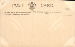 VINTAGE POSTCARD Boat War Chanel Fleet Year interval in cleaning ship