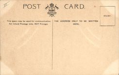 VINTAGE POSTCARD Boat War Jack Ashore Battalion in column