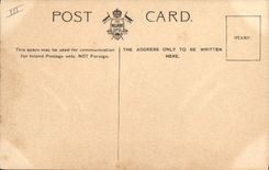 VINTAGE POSTCARD Boat War Jack Ashore Battalion in line