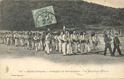 CPA Bateau Guerre compagnie de debarquement Les torpilleurs mineurs 