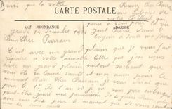 VINTAGE POSTCARD Bateau War Exercise of rifle has edge of a cruiser