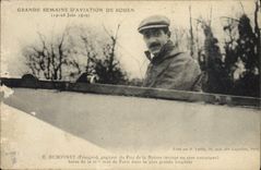 VINTAGE POSTCARD Plane Aviation Dubonnet Price of Nature