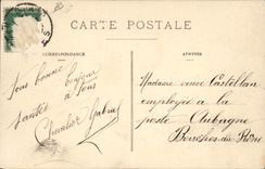 VINTAGE POSTCARD Plane Dancourt Aviation on Bleriot monoplane