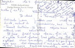 MODERN CARD Tours Old Houses Street Of the Exchange