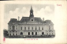 CPA Tours Le Nouvel Hotel De Ville
