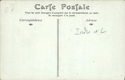 Panorama de Amboise de la POSTAL de la VENDIMIA del puente y del castillo