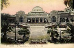 VINTAGE POSTCARD Vichy the Frontage Of the Casino Seen On the Park
