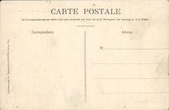 POSTAL de la VENDIMIA Niza la escalera Lesage y viaje Bellande cerca del castillo