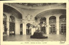 VINTAGE POSTCARD Interior Vichy Of the Casino the hall
