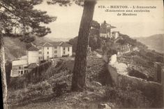 CPA Menton L'Annonciate Excursion aux environs de Menton 