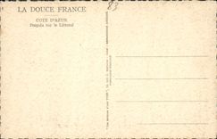 VINTAGE POSTCARD Dimension Of Azure Pergola On the Littoral