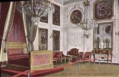 VINTAGE POSTCARD Versailles Large Trianon Room of the Victoria queen