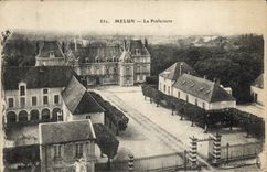 VINTAGE POSTCARD Melun Prefecture