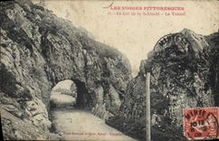 VINTAGE POSTCARD the Picturesque Vosges the Collar Of Schlucht the Tunnel