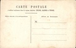 VINTAGE POSTCARD Flowered Easter Folklore