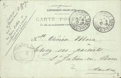 CPA Bateau L'ecole de peloton 