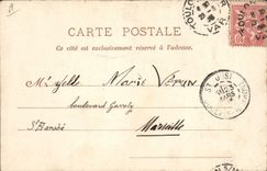 CPA Bateau Les couleurs Au drapeau