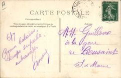 VINTAGE POSTCARD Boat National marine Drudgery with the vivres