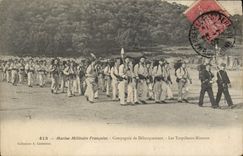 CPA Bateau Marine militaire Compagnie de debarquement Les torpilleurs mineurs 