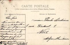 VINTAGE POSTCARD Boat Navy Company of unloading minor destroyers