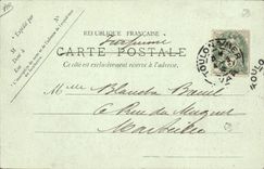 CPA Bateau Lavage du pont d'un cuirasse 