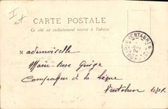 CPA Bateau Canots de corvee allant aux vivres 