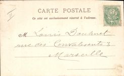 VINTAGE POSTCARD Boat Company of unloading the artillery of the light squadron