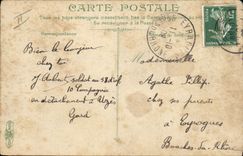 CPA Bateau la vie du marin Un hamac