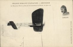 CPA Avion Aviation Grande semaine d'aviation Le monoplan Bleriot Leblanc