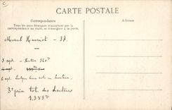 VINTAGE POSTCARD Plane Hanriot Aviation on Hanriot monoplane